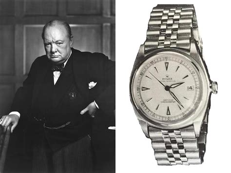 churchill's rolex watch.